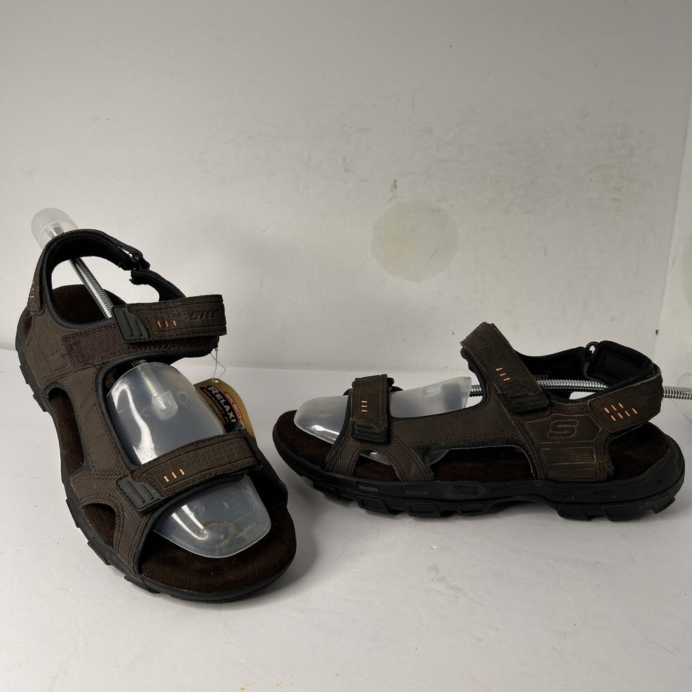 Skechers Gander Louden Fisherman Sandals Mens‎ 11 brown